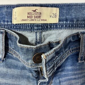 Hollister Women's Blue Jean Shorts